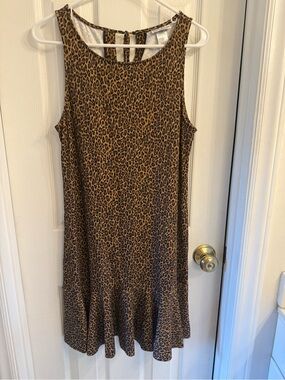 Tommy Bahama Leopard Print Sleeveless Dress
